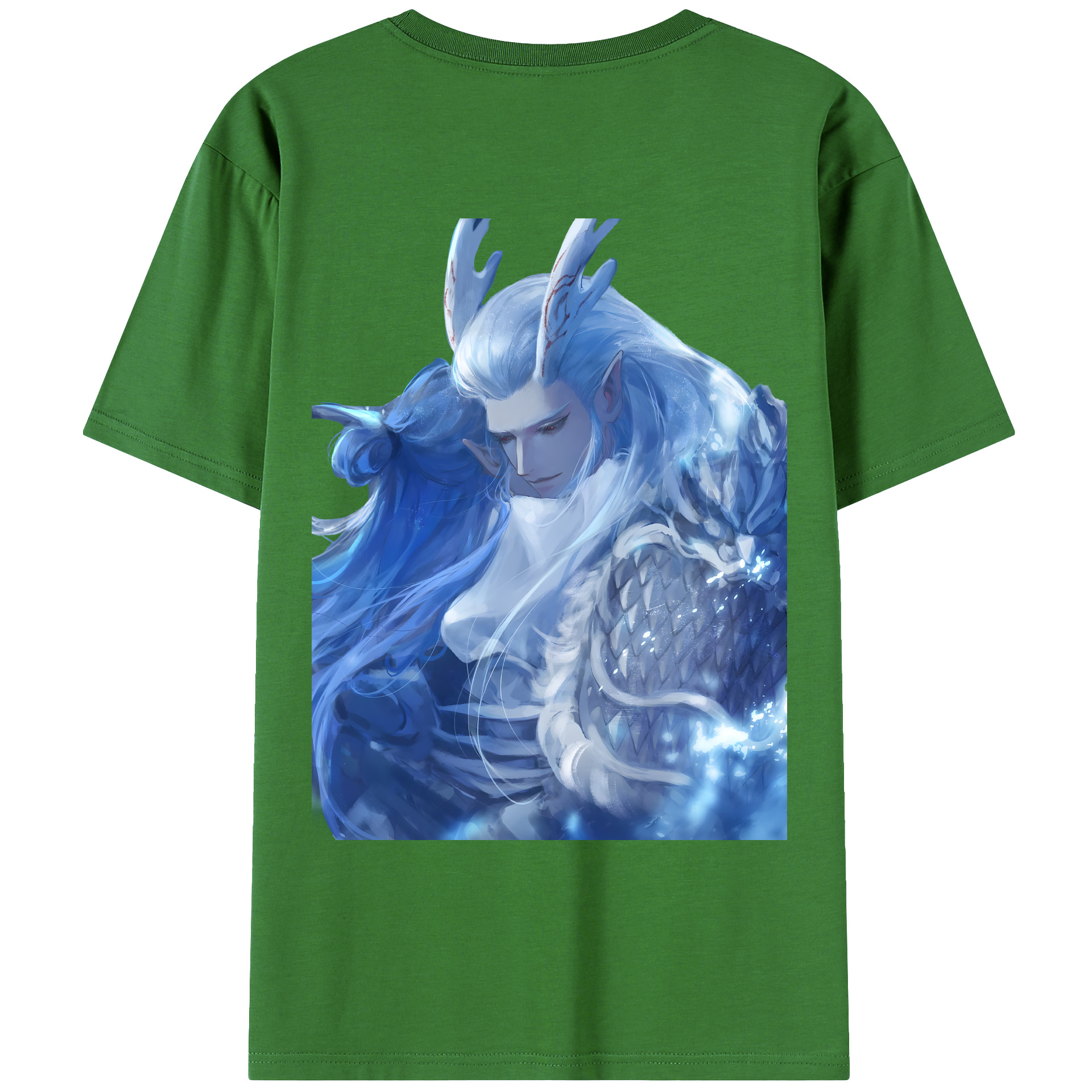 （画像用） Ne Zha 2 ナタ 魔童の大暴れ レディース半袖Tシャツ(バックプリント)